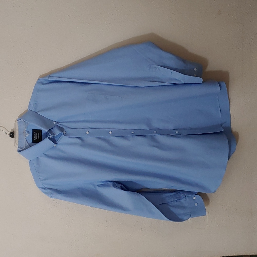 Nordstrom Men's Size 17 32/33 Traditional Fit Long Sleeve Buttondown
